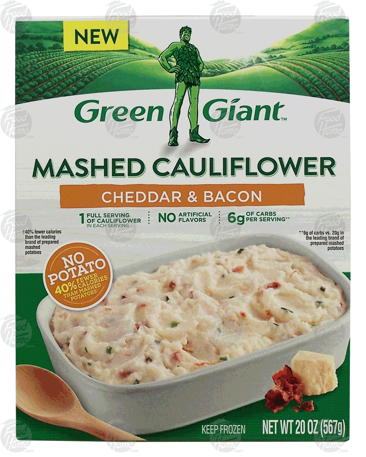 Green Giant  cheddar & bacon mashed cauliflower Full-Size Picture